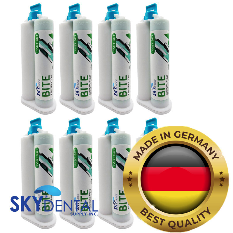 8x50ml Bite Registration Material Dental Impression Fast Regular Set (Germany)