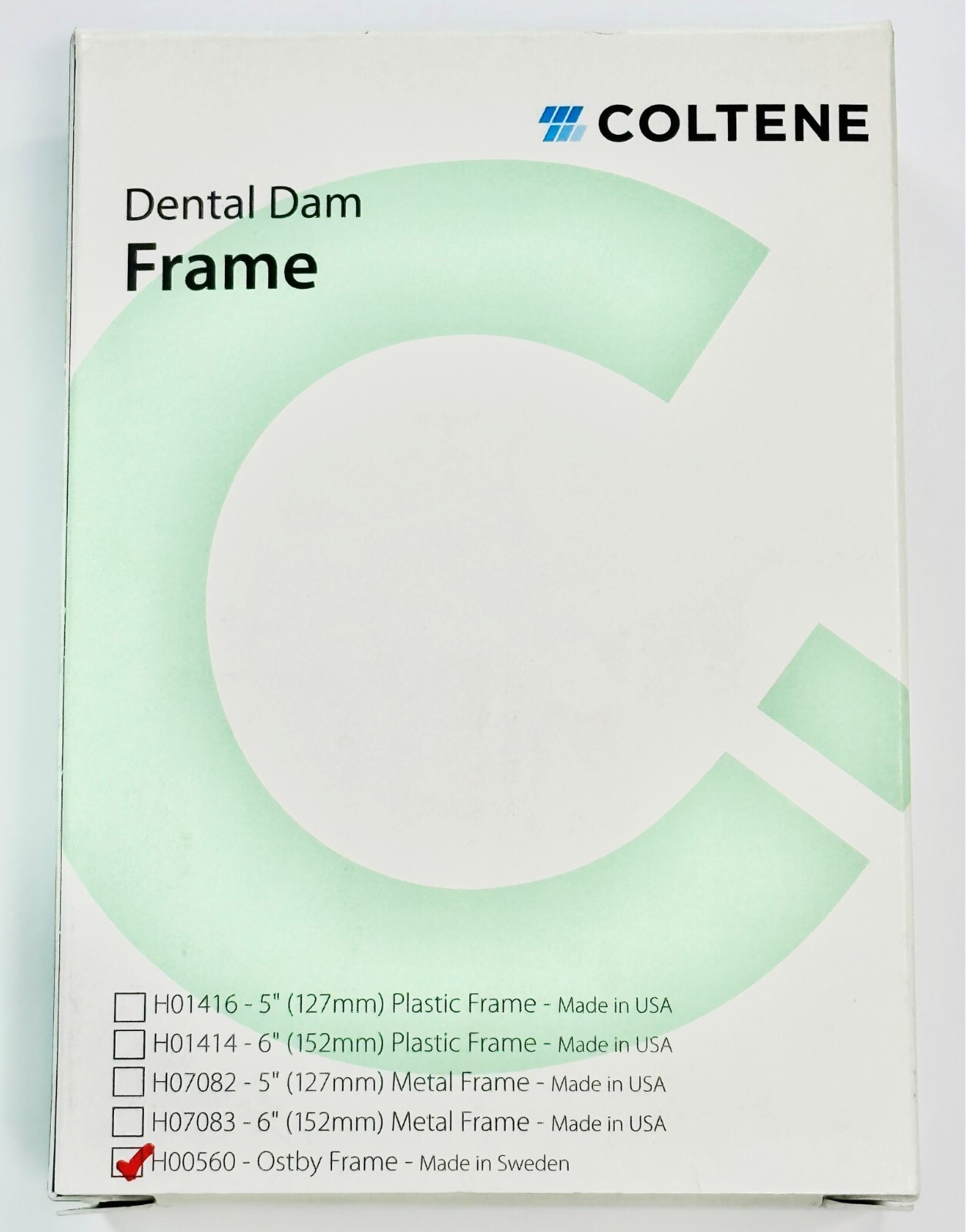 *1-Pack* Coltene Dental Dam Ostby Rubber Dam Frame H00560