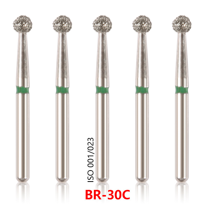 20Types 100Pcs Dental Diamond Burs Drills For High Speed Handpiece Medium FG BUR