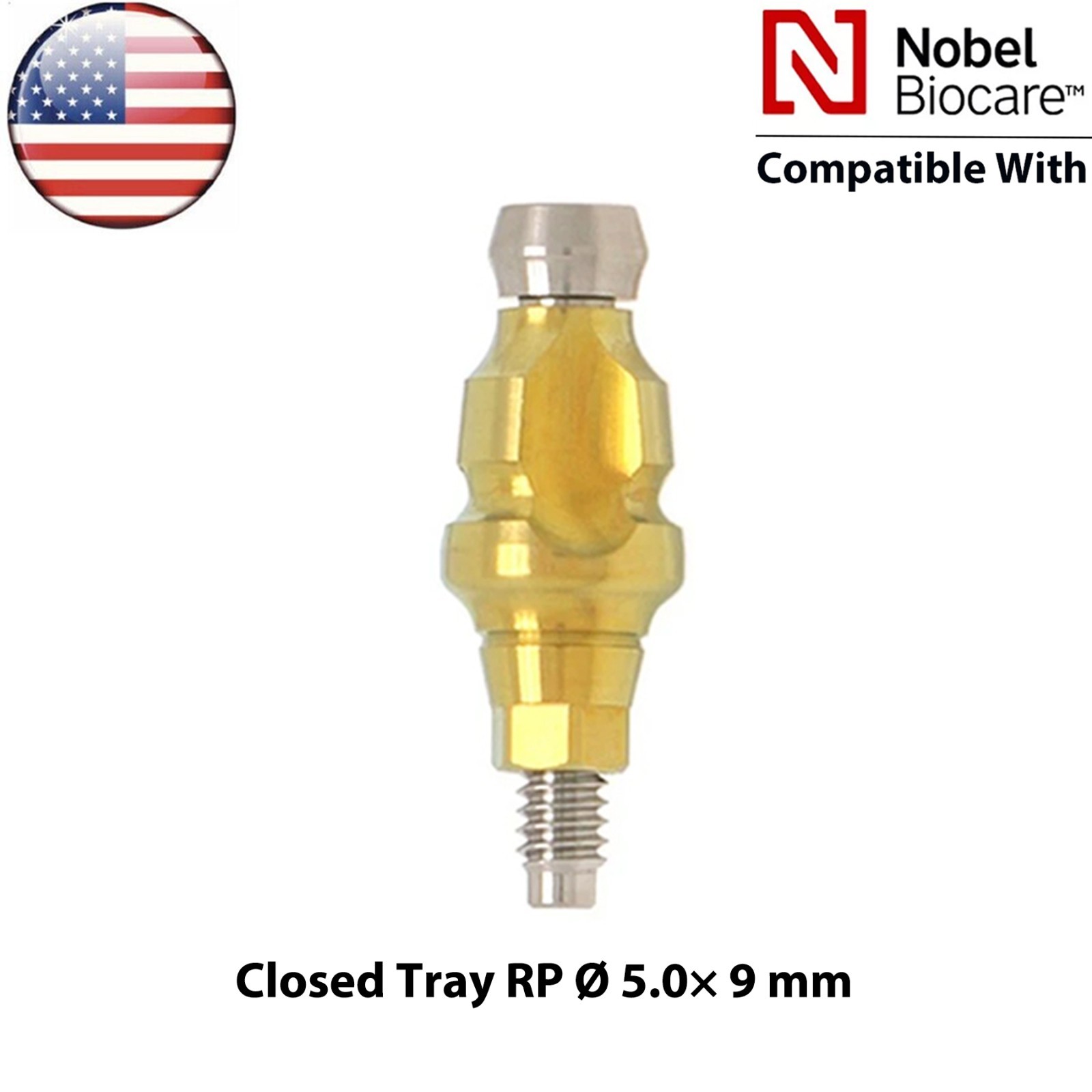 US Nobel Impression Transfer Coping Open/Closed Tray NP/RP Fit Nobel Biocare