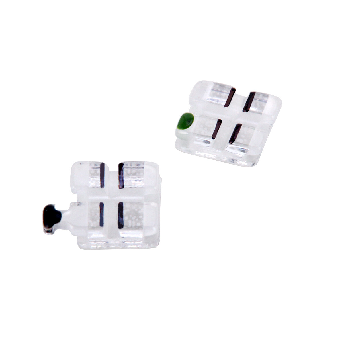 ABSOLUTE Dental Orthodontic Sapphire Ceramic Brackets Braces MBT.022 Hooks 345
