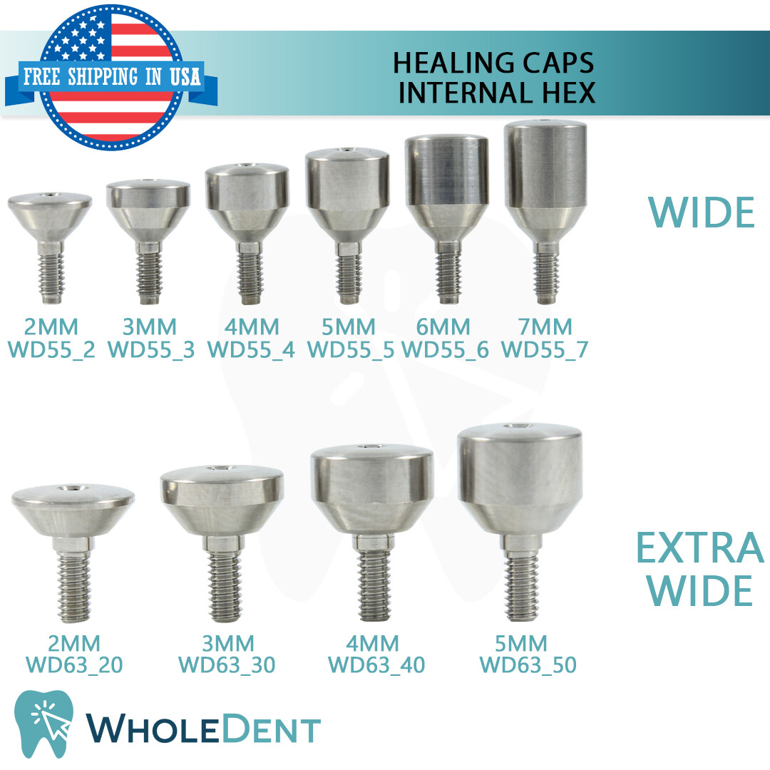 X1 Dental Spiral Int Hex 2.42mm Titanium Sterile Anodized Full Set