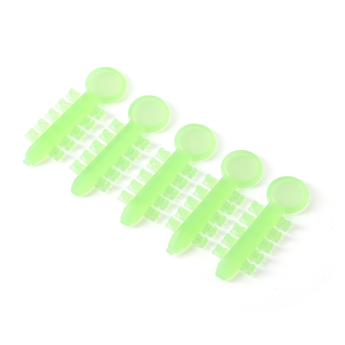 200pcs/20 sticks Dental Rotation Wedge Orthodontic Rubber Elastic Rotary Pads