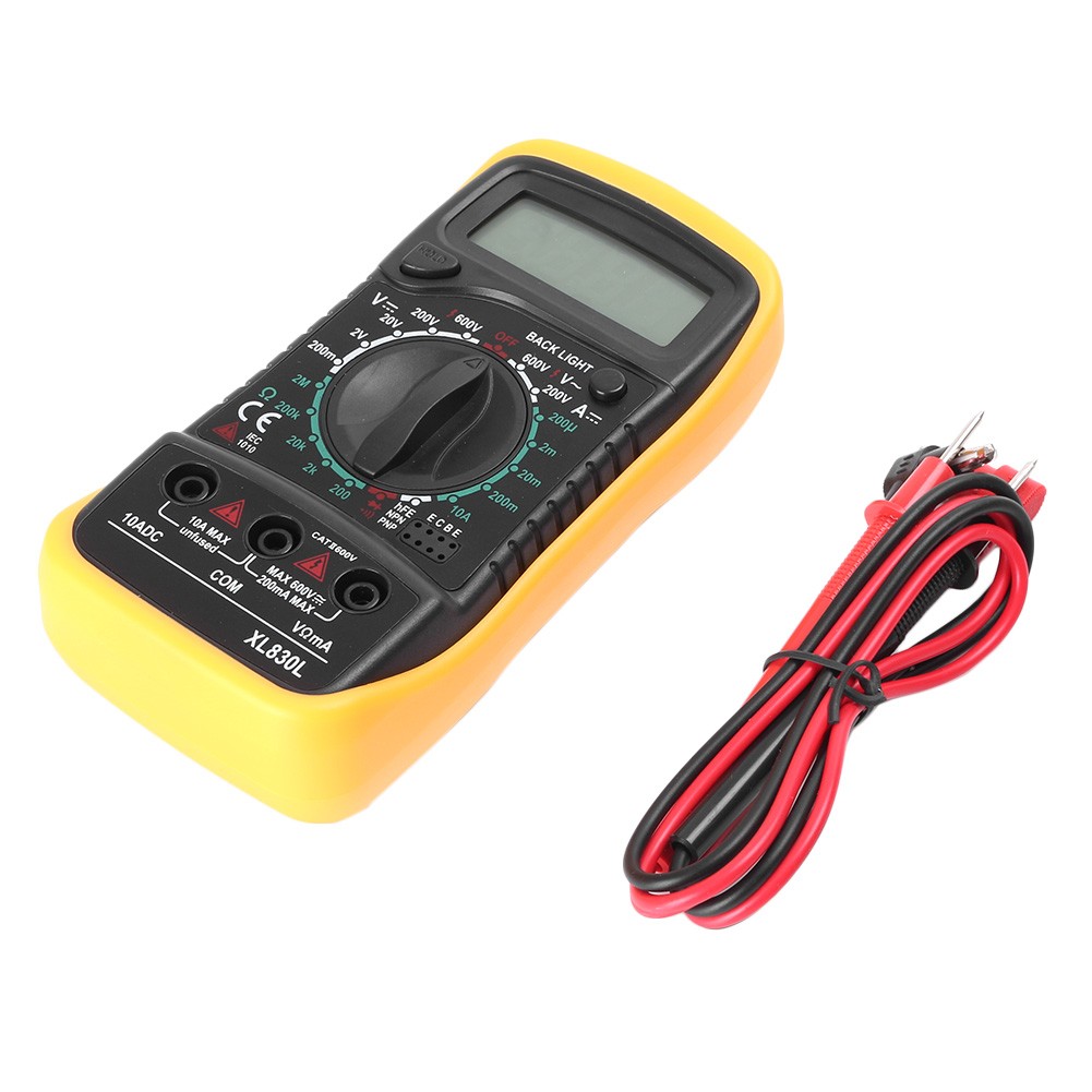 200/600V Digital Ohmmeter LCD Multimeter AC DC Voltmeter Ohmmeter Ammeter