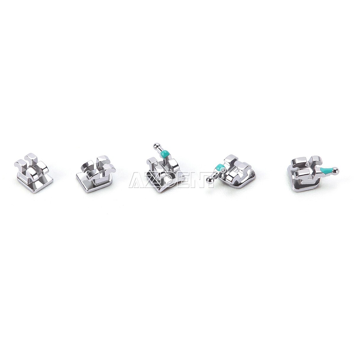 Dental Orthodontic Brackets Braces Mini Roth 0.022″ 3-4-5 Hooks MIM Monoblock