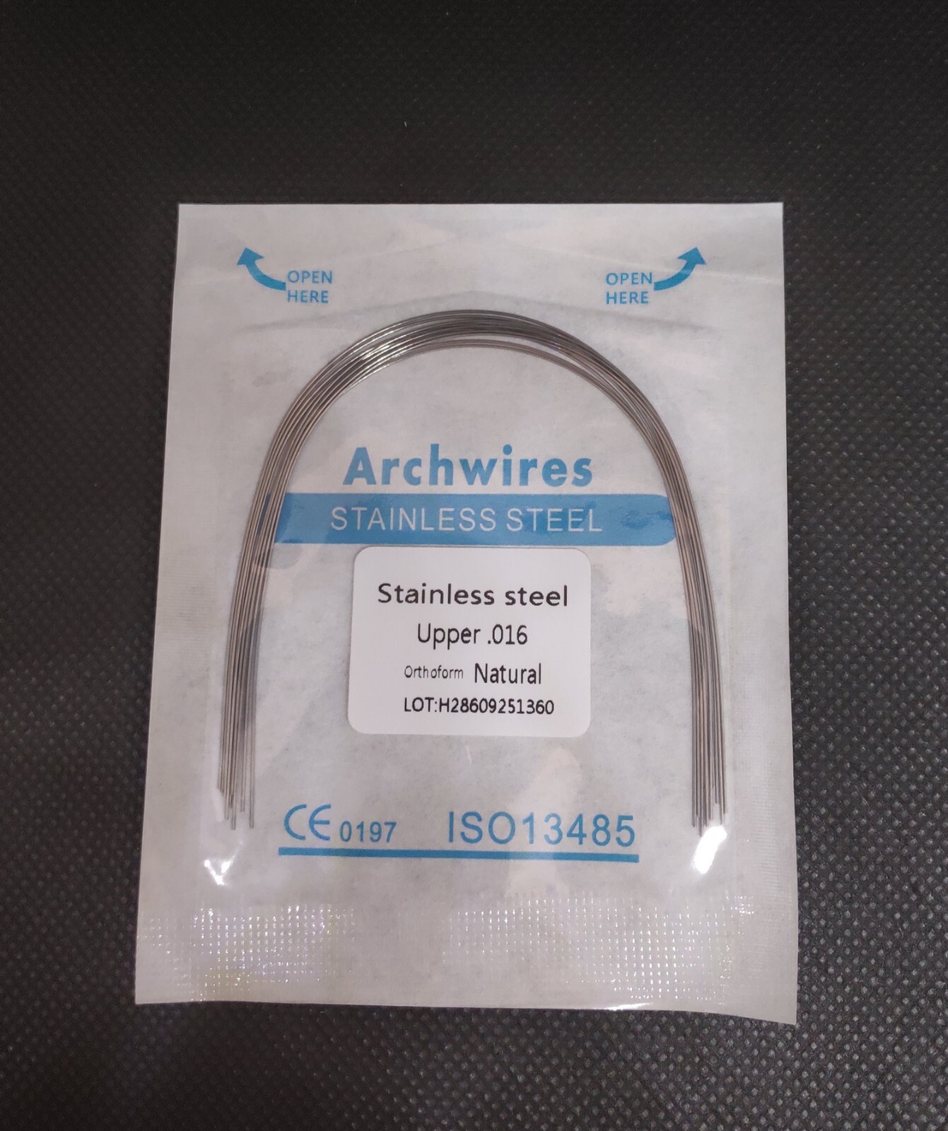 10Packs Dental Super Elastic/Stainless Steel/Thermal Activated Round Arch Wires