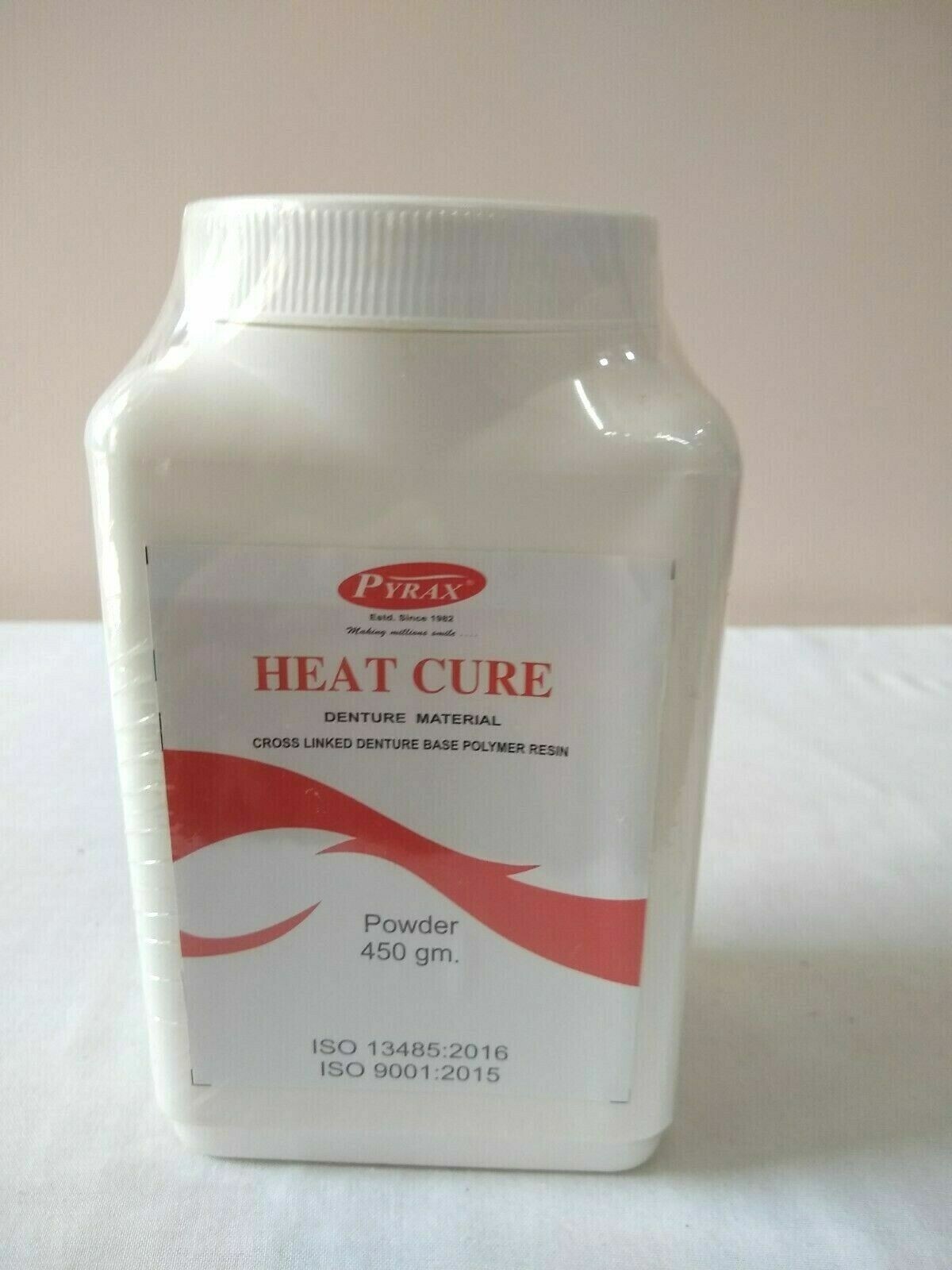 Dental HEAT CURE Acrylic Denture Base Material PYRAX – Various Shades and Packs