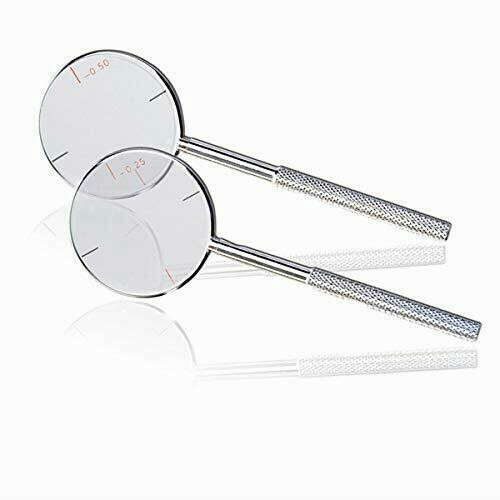 2 pcs Optometry 0.25/0.50 Trial Jackson Cross Cylinder Diopters Tool Lens