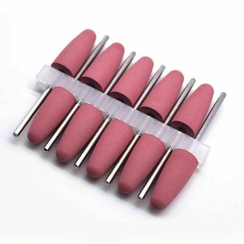 50 Pcs Dental 2.35mm Lab Silicone Rubber Polishing Burs Shank Polishers Diamond