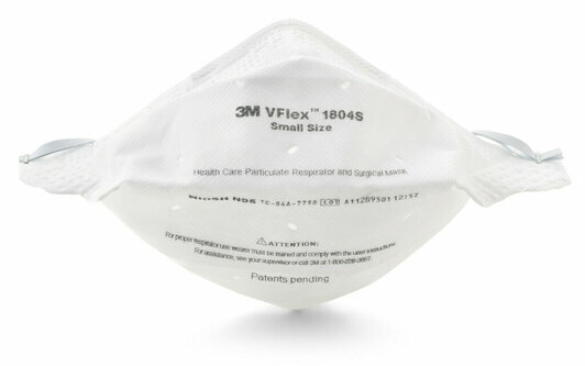 *50-Pieces* 3M VFlex Particulate Respirator N95 Surgical Face Mask Small 1804S