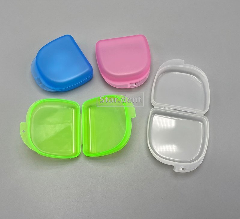 Dental Orthodontic Retainer Holder Denture Case Mouthguard Storage Box Container