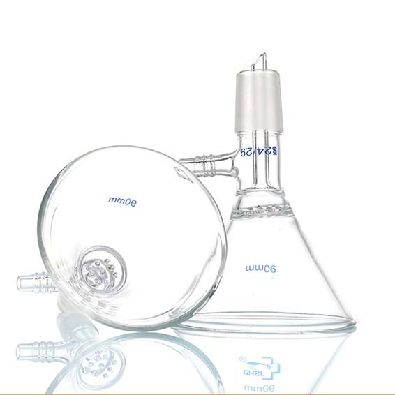 Bulk Buy 50mm – 150mm Transparent Glass Filter Funnel with Standard Joint CA