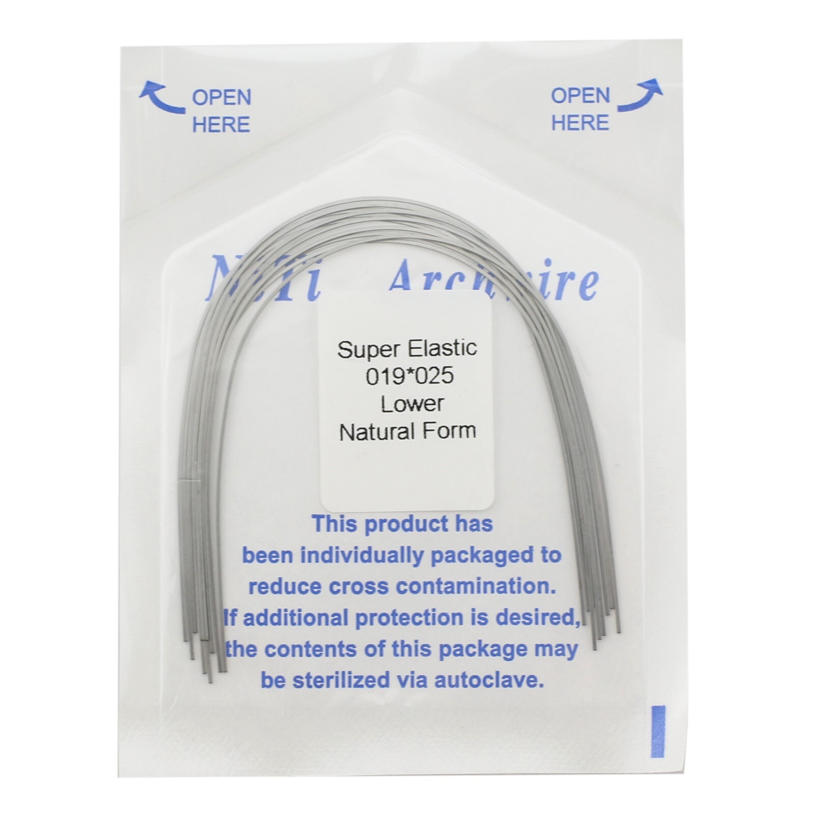Dental Orthodontic Niti Arch Wire Elastic Rectangular Round Arcos de Ortodoncia