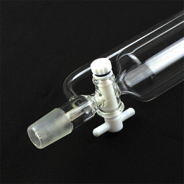 25ml-500ml Funnel PTFE Stopcock receiver Glassware Laboratory Organic