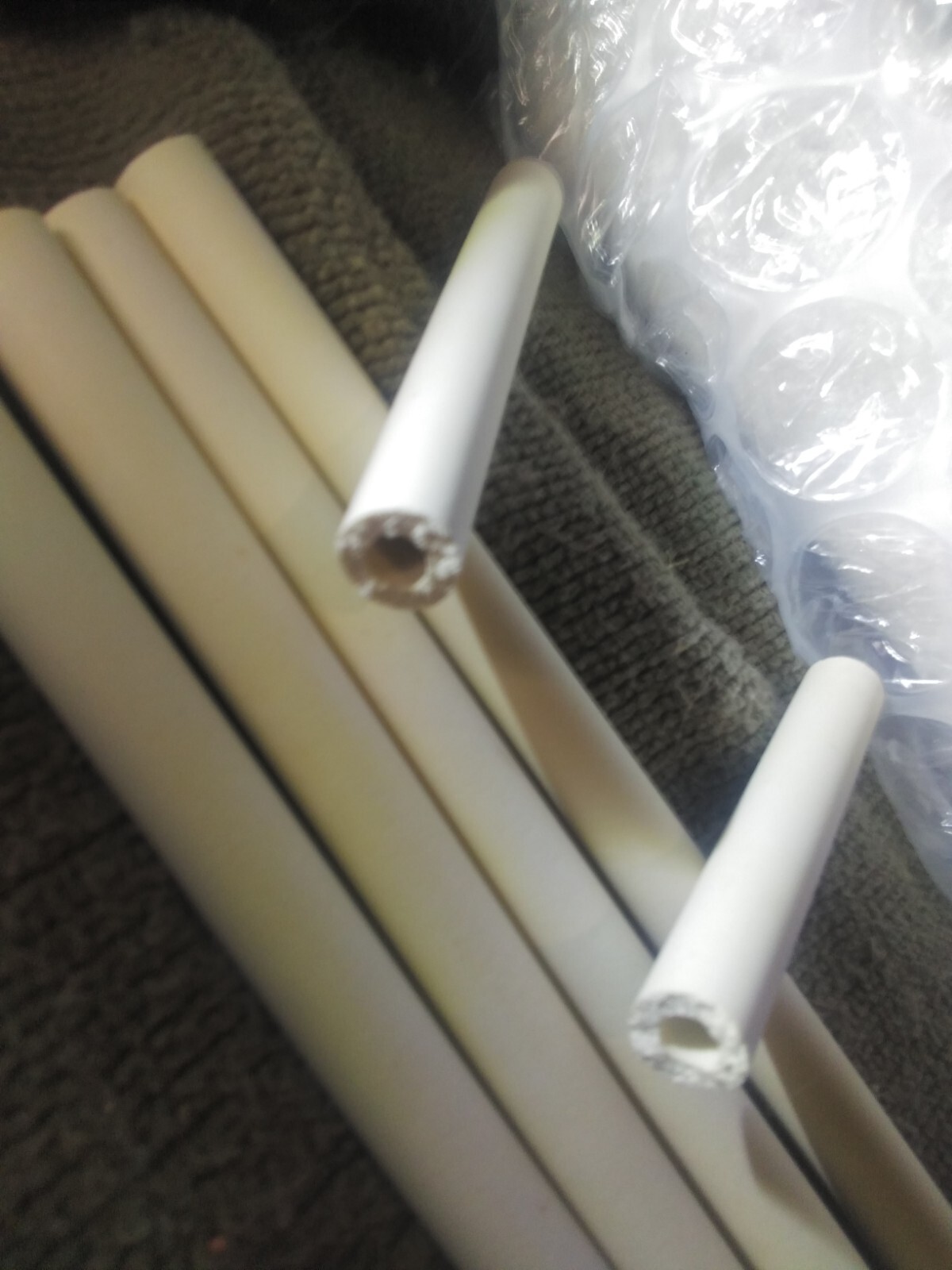 Lot 4,HIGH PURITY ALUMINA CERAMIC DIY Heat Elements THERMOCOUPLE TUBES 6″