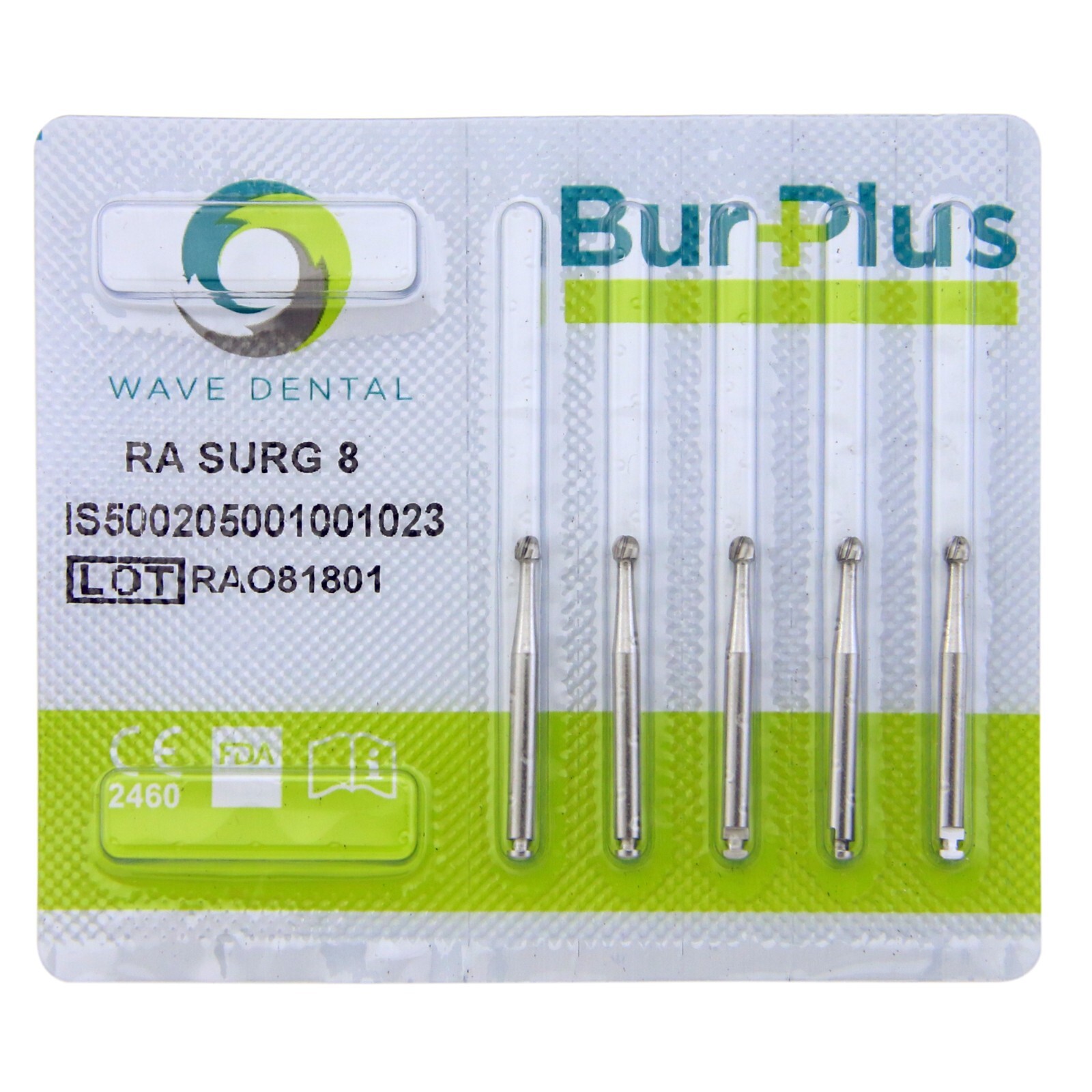 Wave Dental Carbide Bur Latch for Slow Speed Contra Angle RA 22mm Surgical 26mm