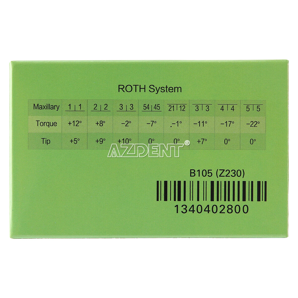 AZDENT Dental Metal Self-Ligating Brackets Braces Mini Roth.022 345 Hooks USA