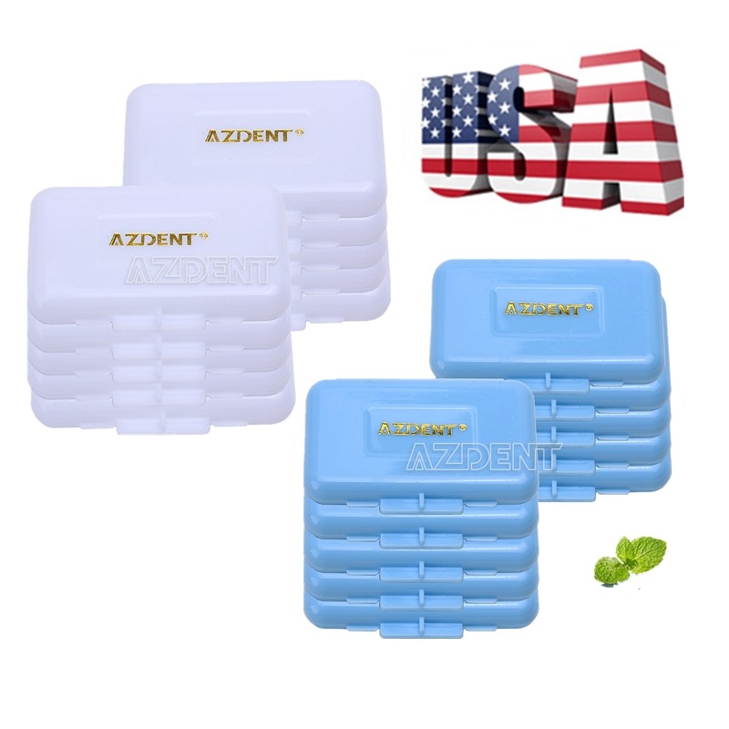 AZDENT Dental Orthodontic Wax Original /Mint Scent For Ortho Braces 5pc/Pack