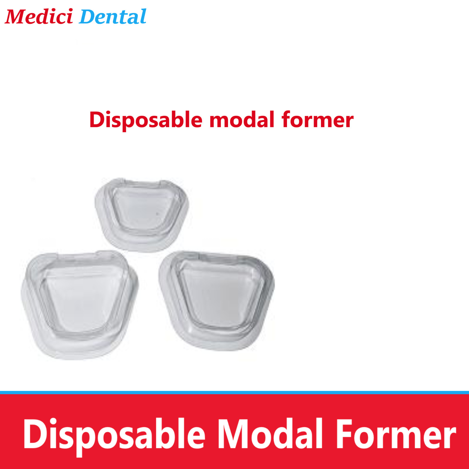 Dental Model Lab Base Former Molds for Stone Tray Loading Assorted Sets Disposab