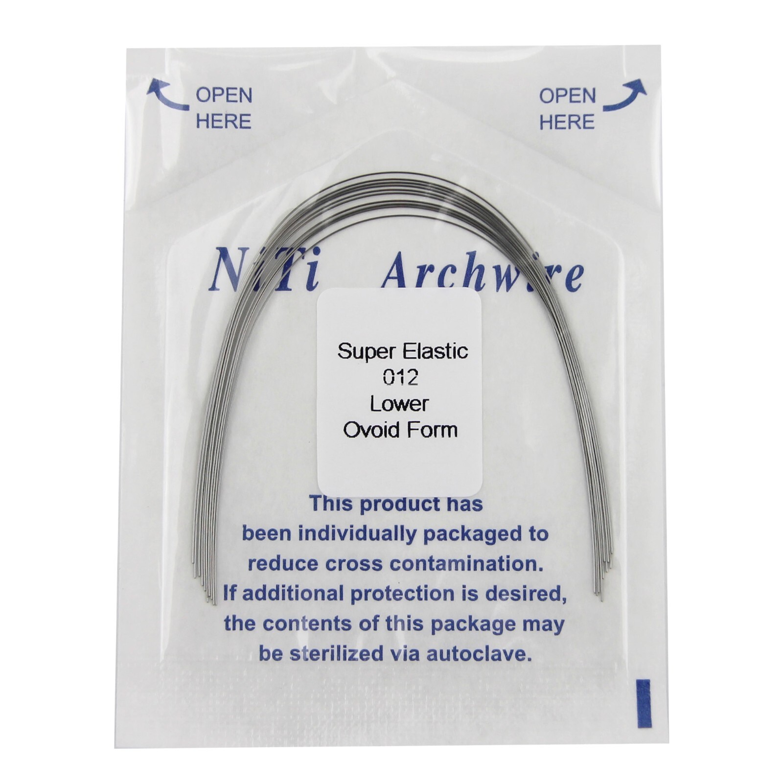 Dental Orthodontic Niti Arch Wire Elastic Rectangular Round Arcos de Ortodoncia