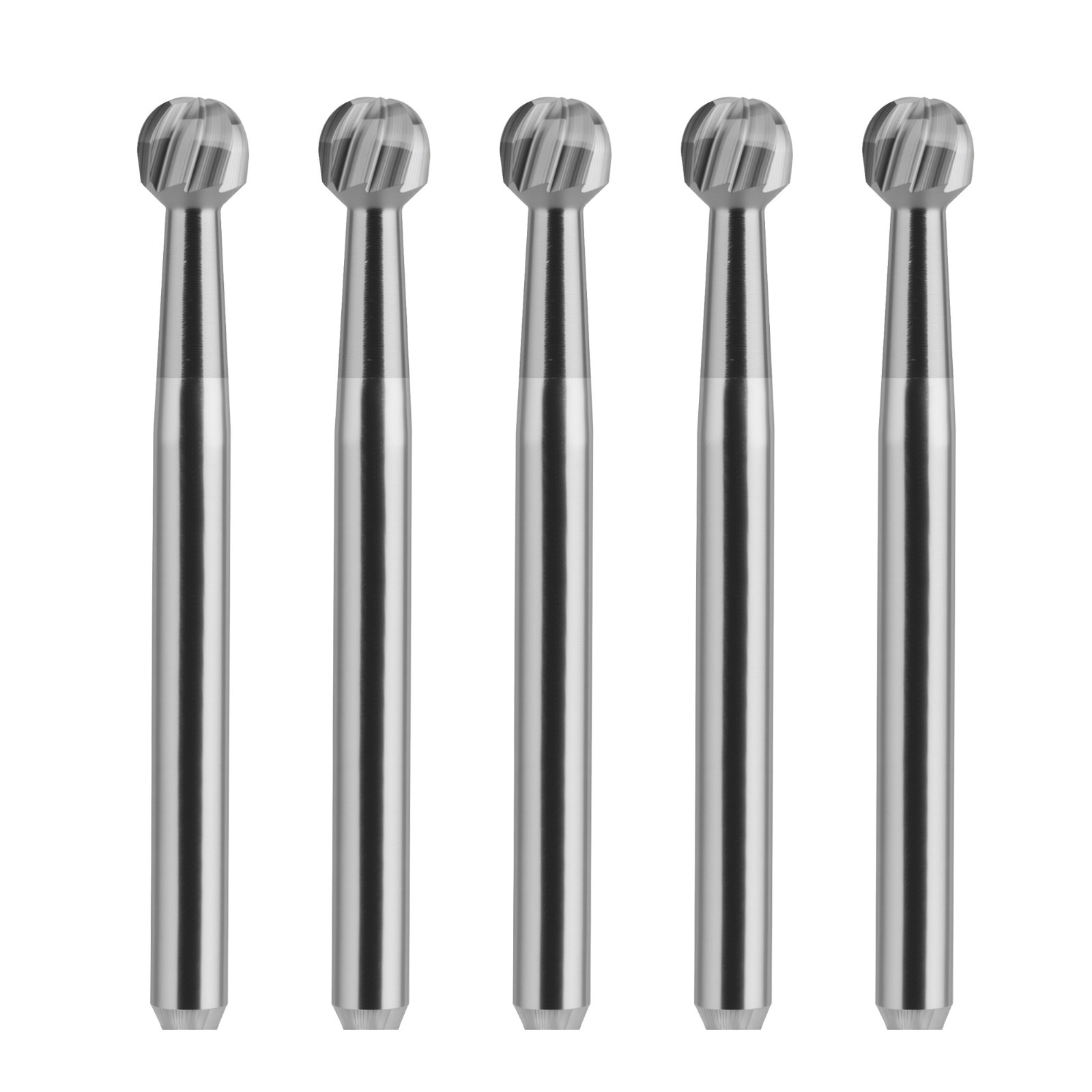 Wave Dental Operative Carbide Burs Round Friction Grip FG 1/4 -8 High Speed 19mm