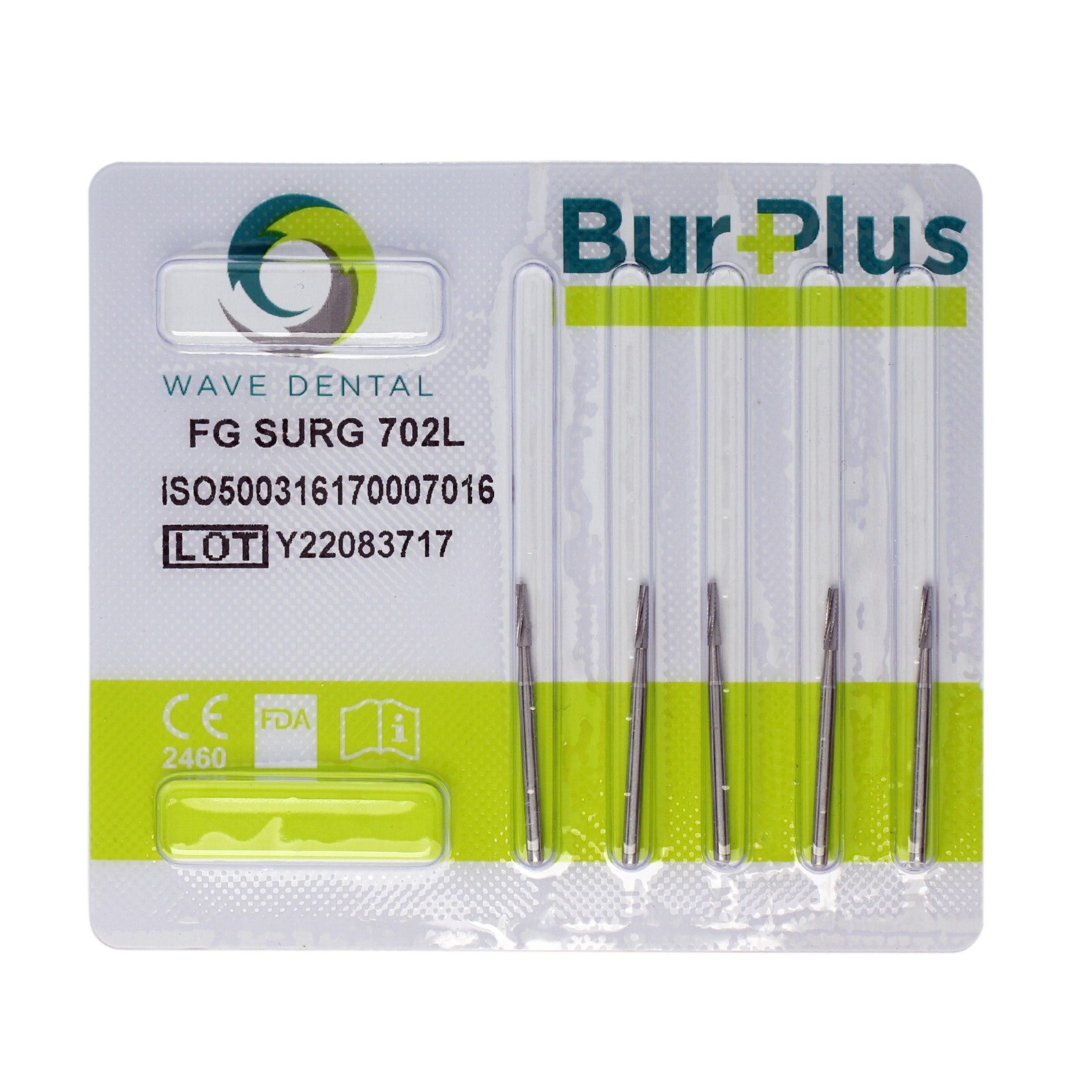 Wave Dental Surgical Burs 702L Long FG SURG FGOS SL Carbide Bur For High Speed