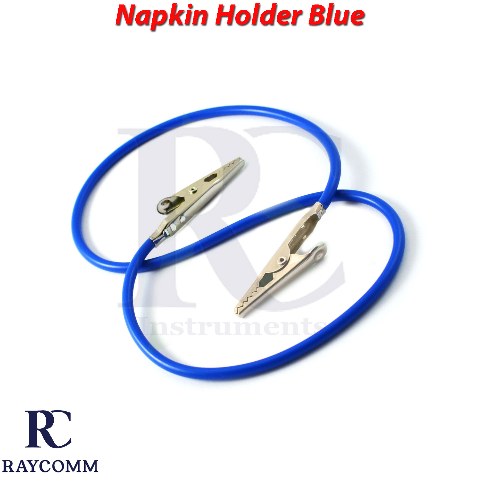 Dental Bib Clips Flexible Silicone Chain Baby Patient Napkin Holder Clip Tools