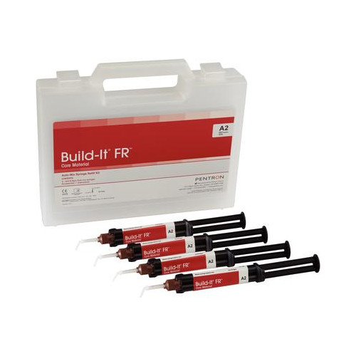 Pentron Clinical N32FA Build-It FR Core Material Mini Mix Syringes A2 4/Pk 4 mL