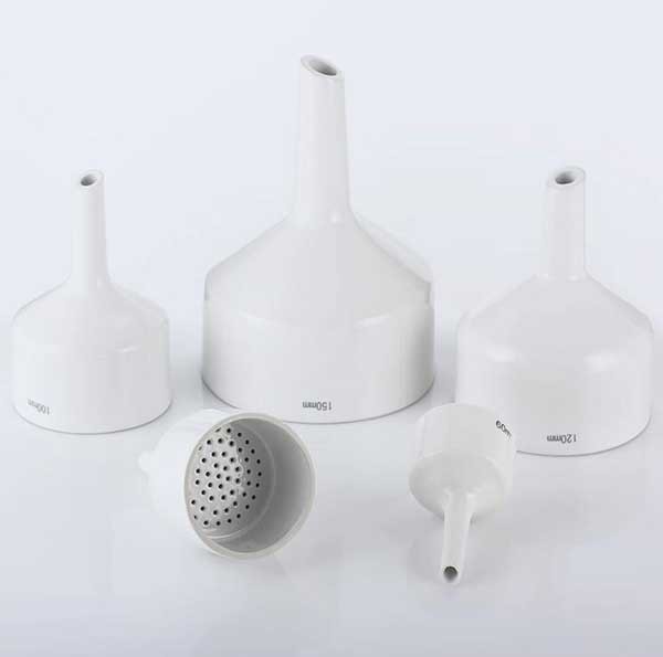40mm – 200mm Porcelain Buchner Funnel Ceramic Chemistry Porous Filter Funnels