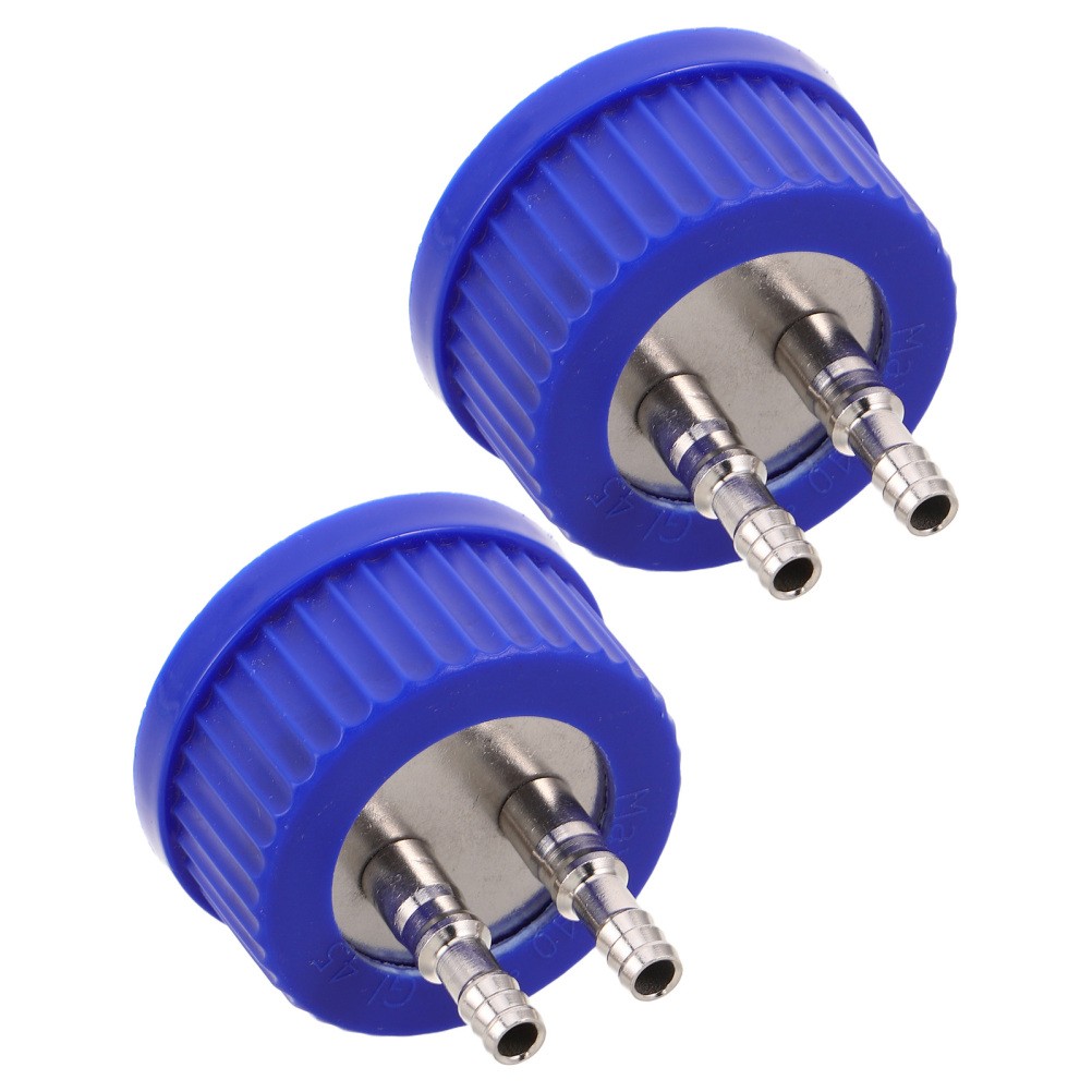 2pcs Mushroom Growing Cap for GL45 Culture Bottles, Reagent Bottle Filling Cap