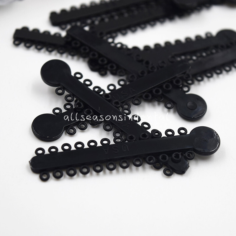 1040 Dental Orthodontic Ligature Ties Elastic Rubber Band Elastomeric Ligaduras