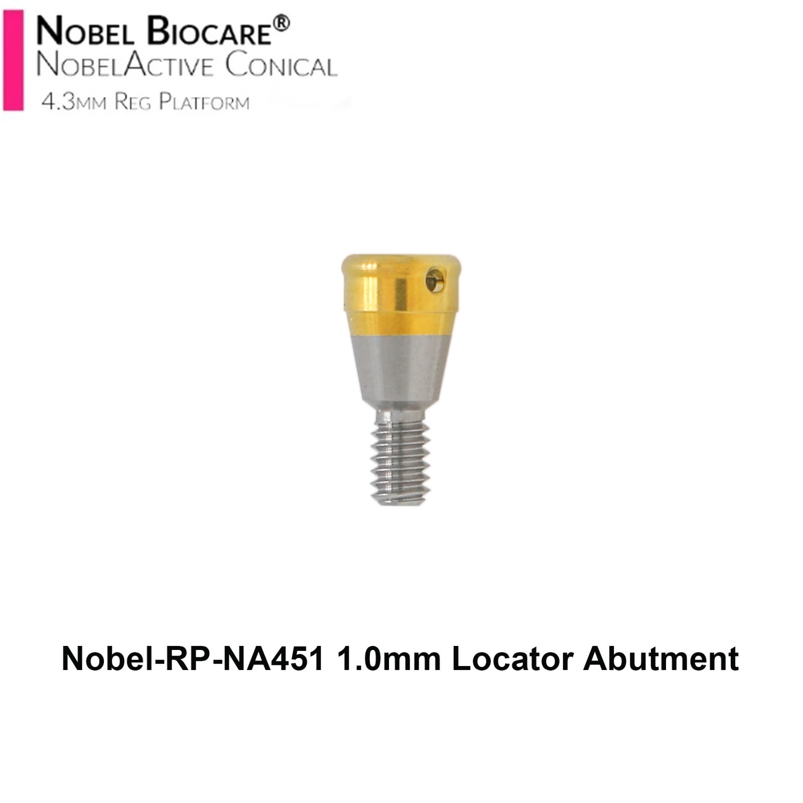 US Locator Abutment NP 3.5mm RP 4.3mm for Nobel Active Conical & Cap Inserts Kit