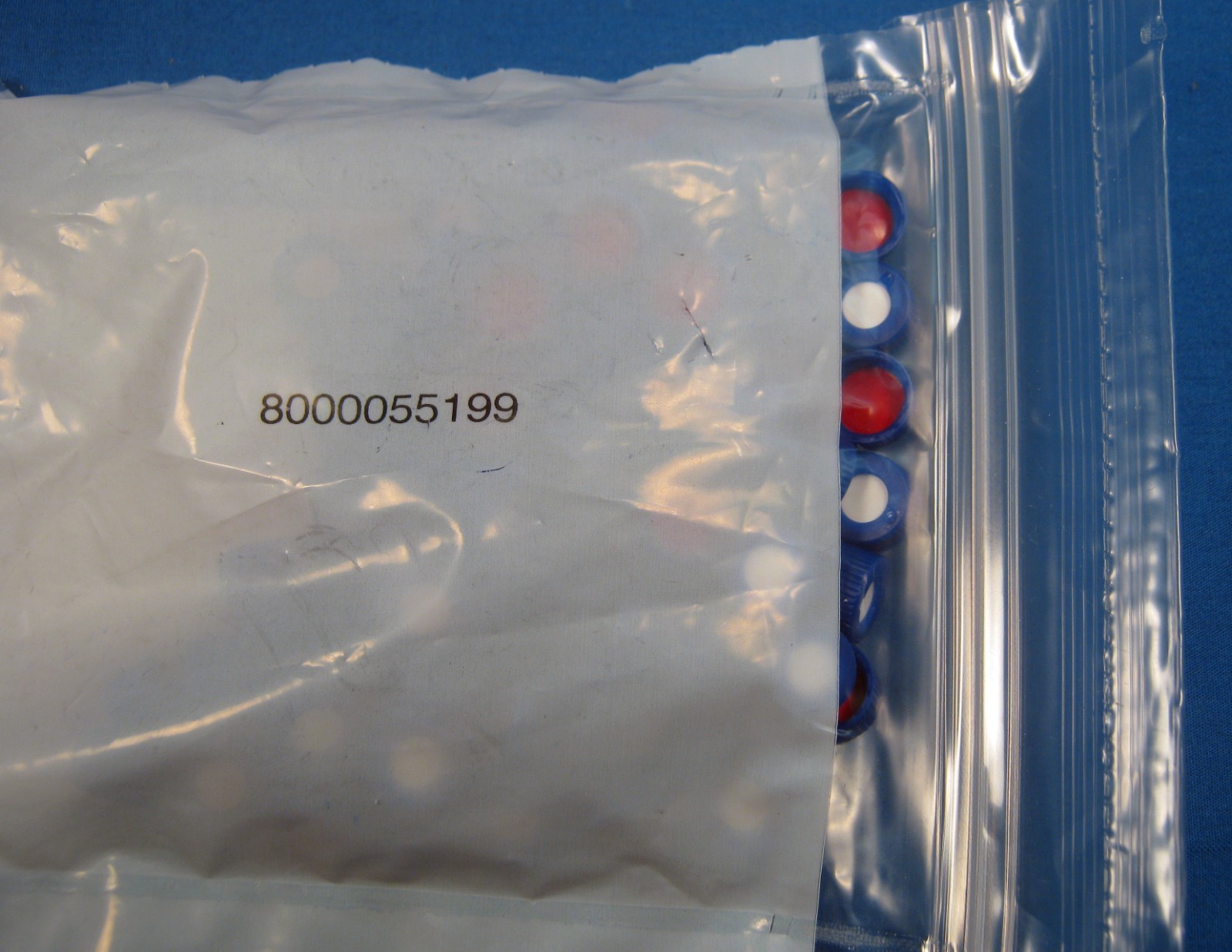 FISHERBRAND 9mm SCREW THREAD AUTOSAMPLER CAPS X100 NEW OLD STOCK FREE SHIPPING