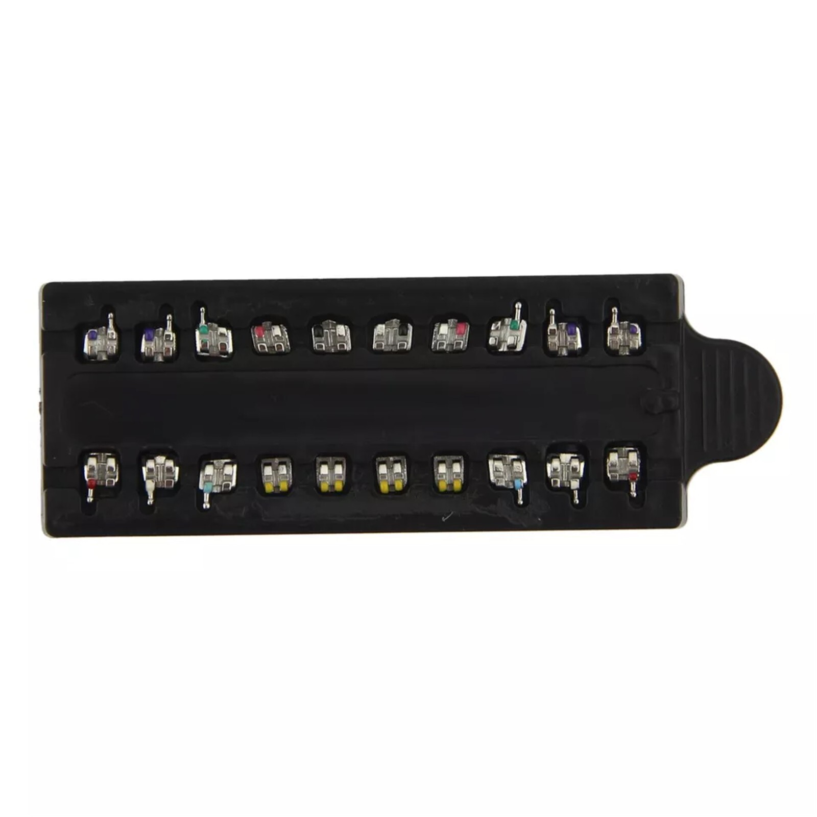 Dental Orthodontic Brackets Braces MIM Metal Mini Roth MBT 018 022 345 Hooks