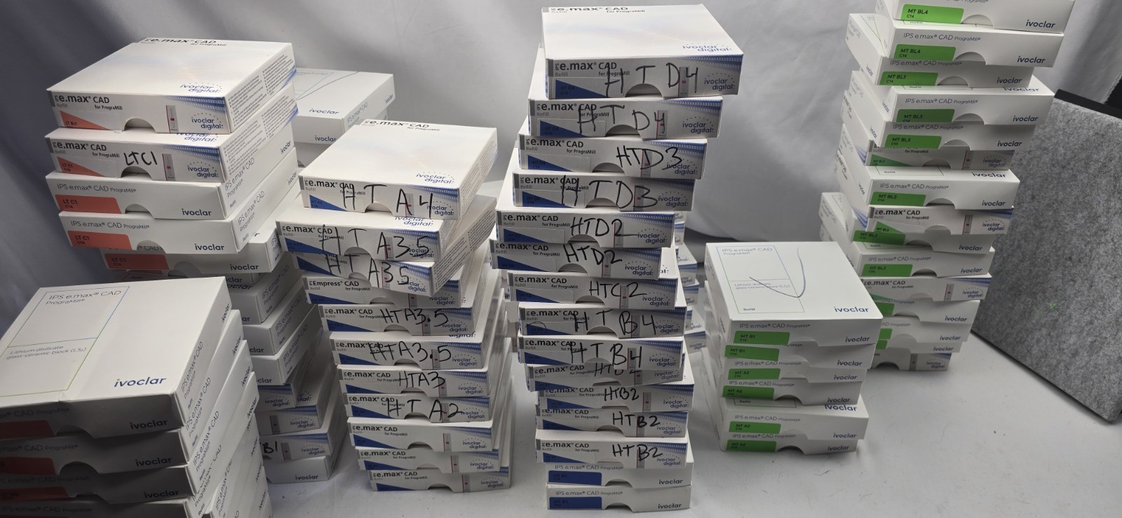 Ivoclar Digital IPS E.Max CAD Refill For PrograMill Multiple Sizes C14-L12-C16