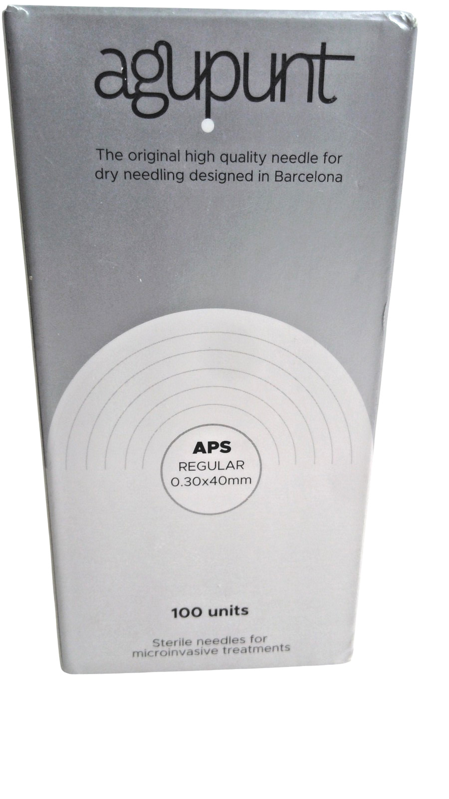 AGU-PUNT APS Dry Needling Needles 0.30x40mm White Tip 100 Units Spain New