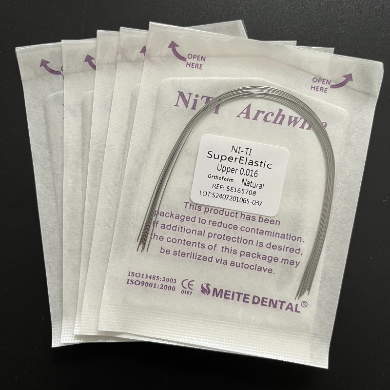 200 Packs Arcos de Dental Ortodoncia Redondos Niti Arco de Alambre Su Arch Wire