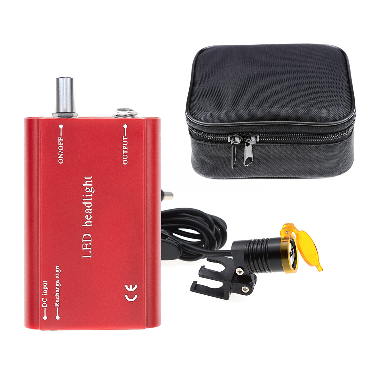3W Portable LED Headlight Dental Surgical Waist-hanging Headlamp for Loupes 004
