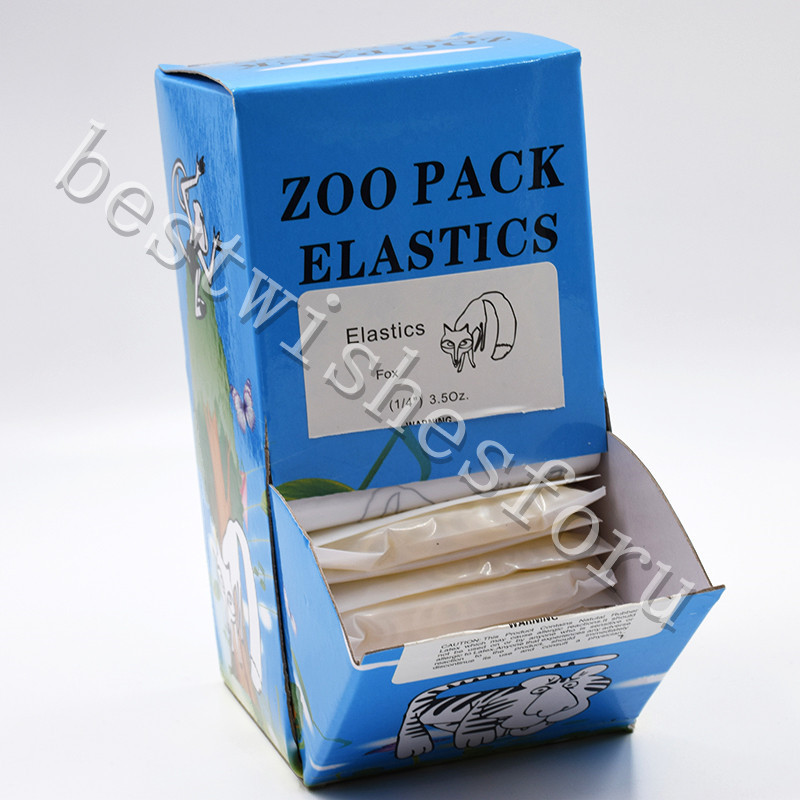 1000 Pc 1/4 Fox 3.5Oz Light Dental Orthodontic Latex Elastic Rubber Braces Bands