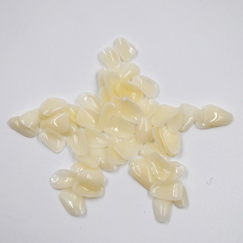 50Pcs/Pack Dental Anterior Molar Veneers Patch Porcelain Film Temporary Crown