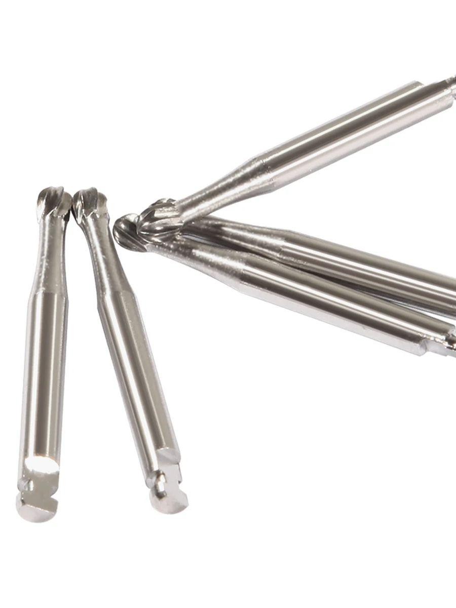 5pcs/box Dental Tungsten Carbide Burs Low Speed Round Ra Series for Dental Lab