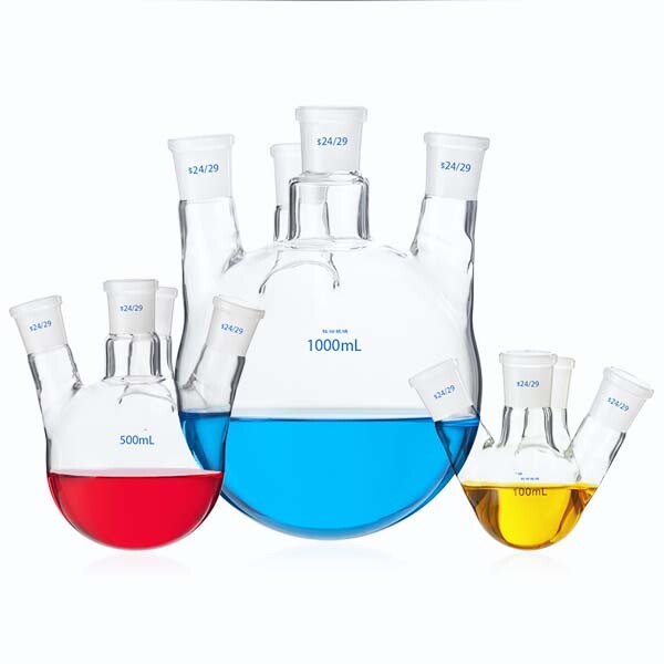 Round Bottom Evaporating Flask 5ml-1000ml Boiling Flasks with Standard Joints