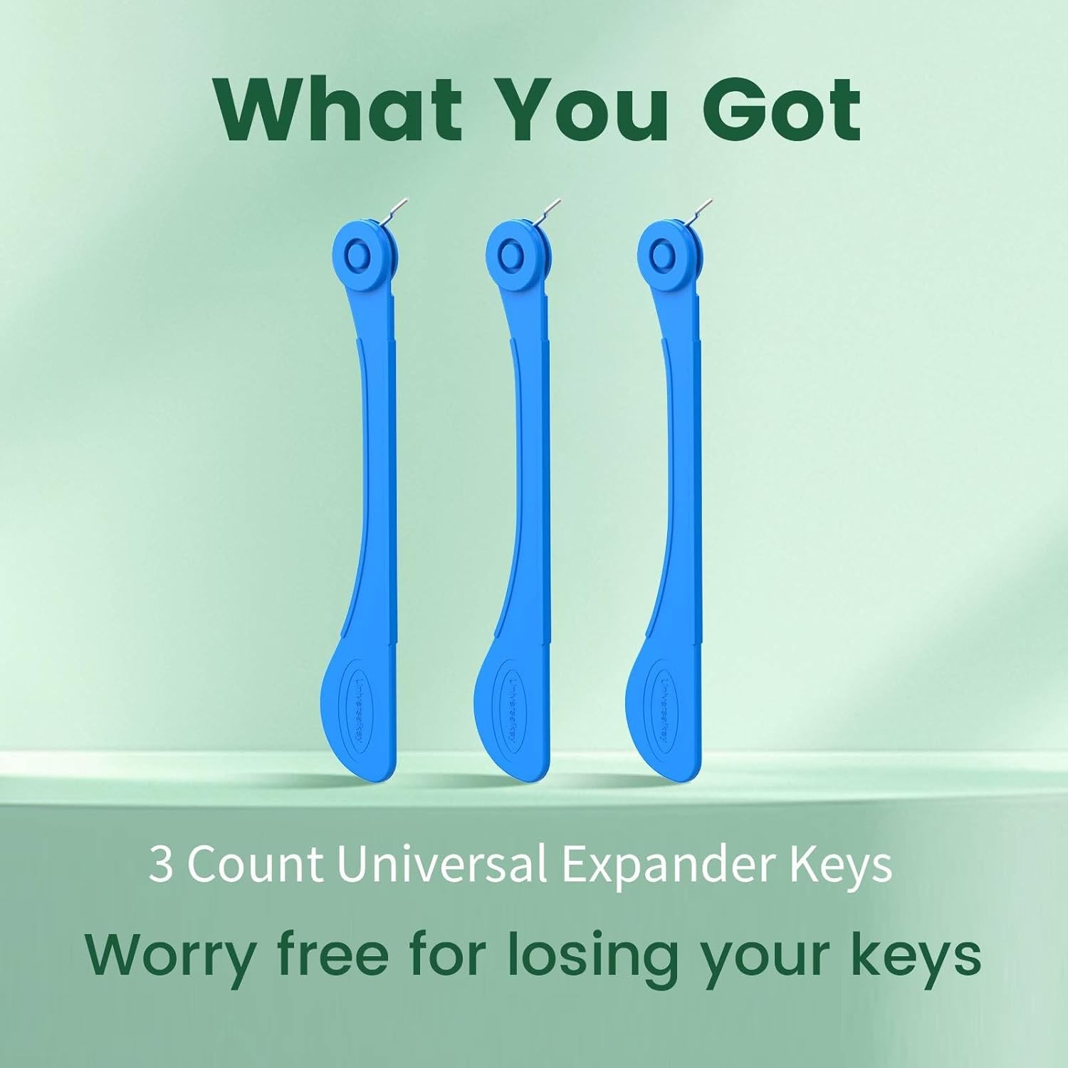 Fremouth 3 Count Universal Expander Keys, Dental Orthodontic Expansion Key Tool