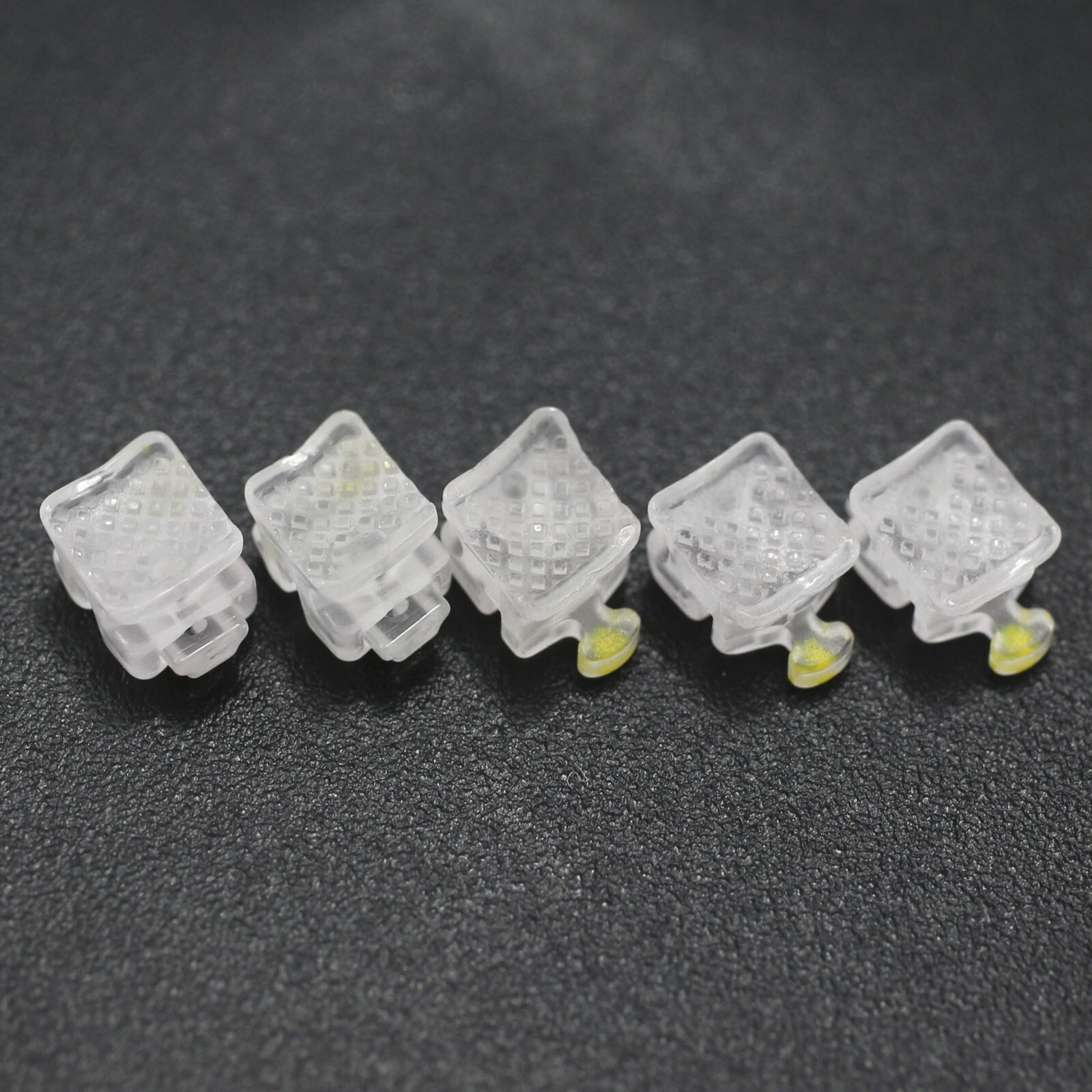 Orthodontic Self-Ligating Brackets Ceramic Braces Clear Roth MBT 022 Damon C 5-5