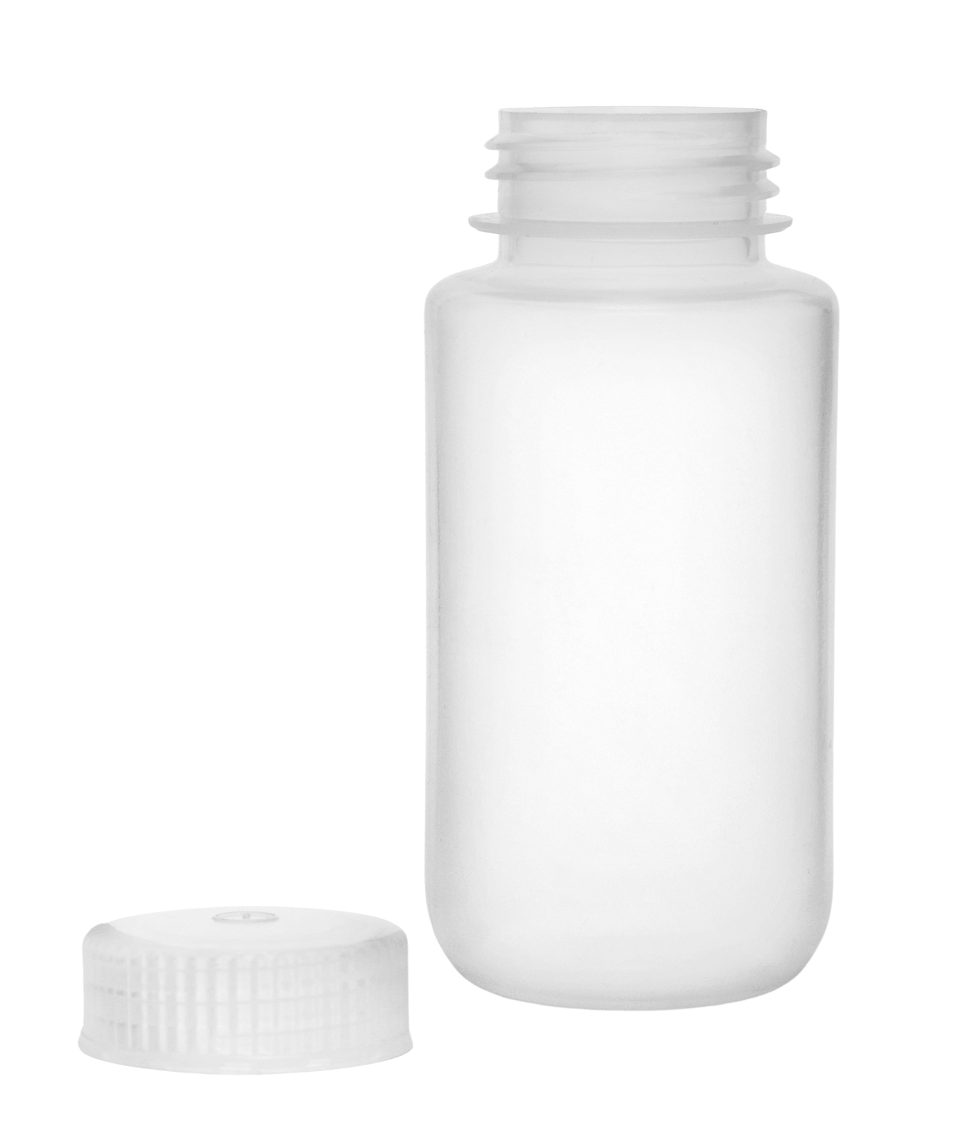 Eisco Labs 250ml Reagent Bottle, Wide Mouth with Screw Cap – Polypropylene