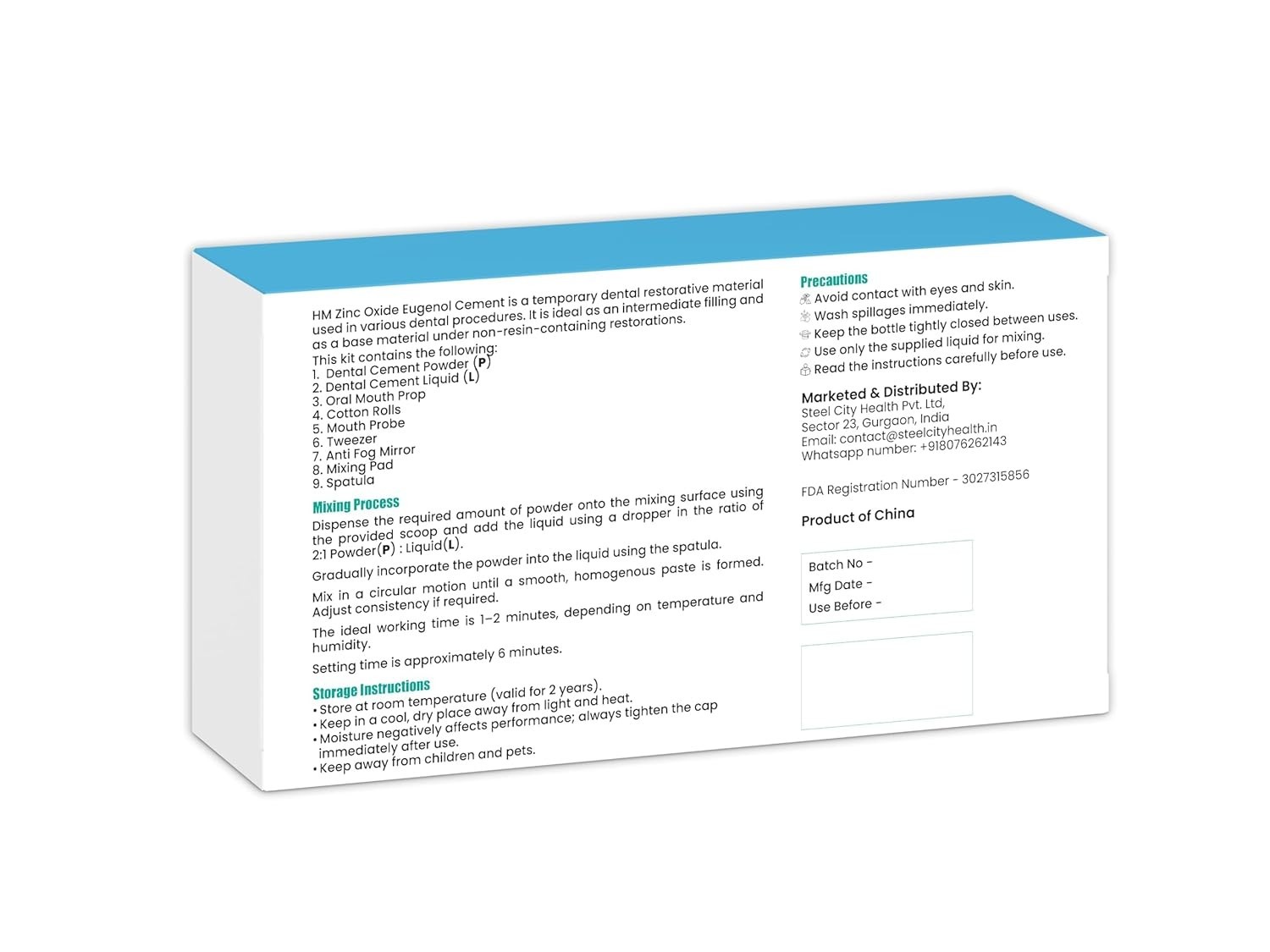 Super Adhesive Dental Cement Kit – Fast Drying, Non-Toxic Tooth Repair Solution
