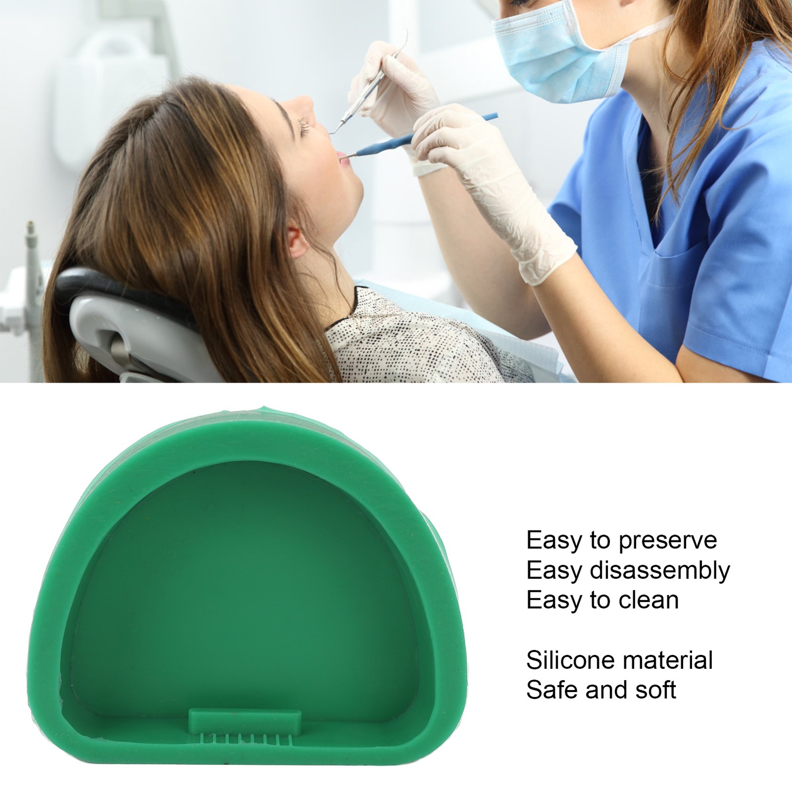 Dental Lab Model Base Slotted Type Silicone Dental Plaster Molds For Dental BEA