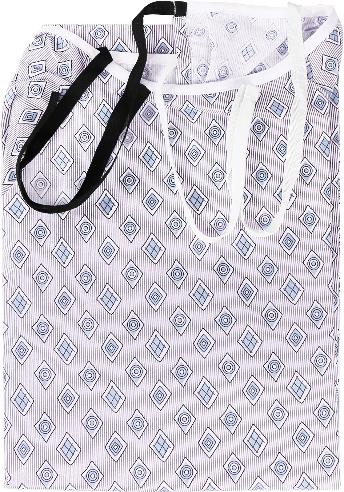 Unisex Hospital Gowns 6 Pack with Back Tie Fits Men Women Size up to 2XL