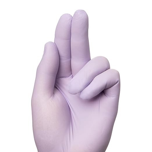 Halyard Lavender Nitrile Exam Gloves 52817 – BOX of 250 SMALL