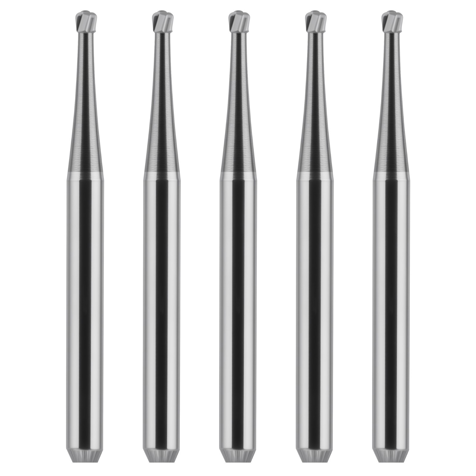 Wave Dental Operative Carbide Burs Round Friction Grip FG 1/4 -8 High Speed 19mm